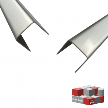 U-Schiene aus Edelstahl blank U-Profil