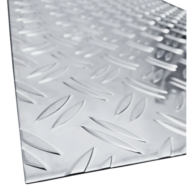 Lamiera Striata Antiscivolo In Alluminio 1,5/2mm 600x600 Mm – Resistente All'Acqua Di Mare